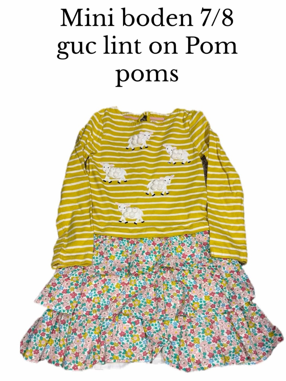 Mini boden sheep dress
